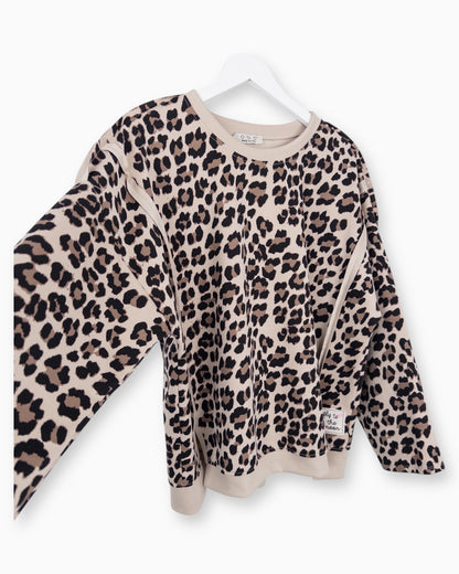 Oversize Leo Sweatshirt Luna beige