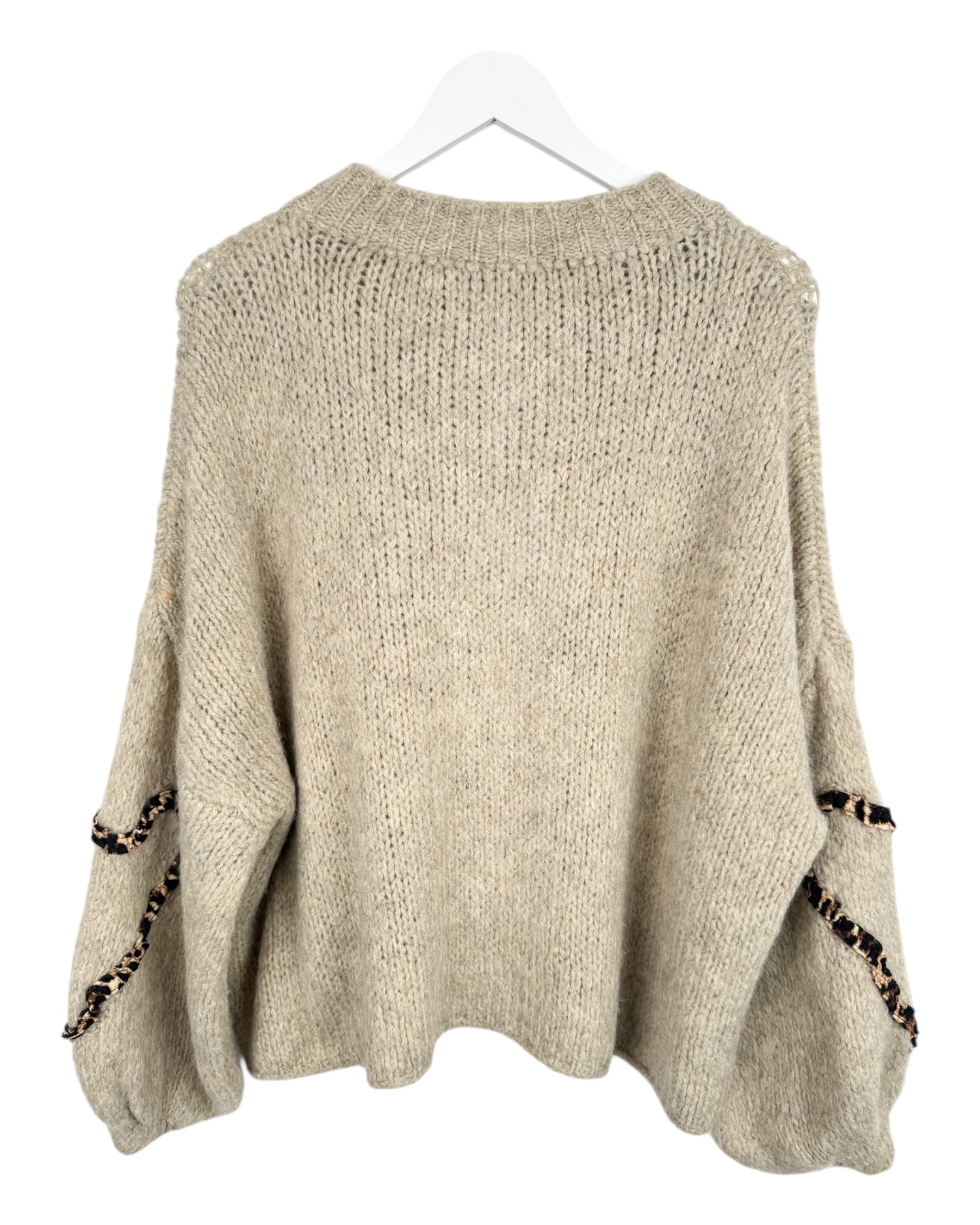 Leo Cardigan Herz beige