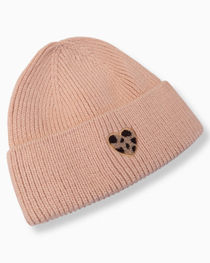Mütze Leo Herz rosa Gr. L