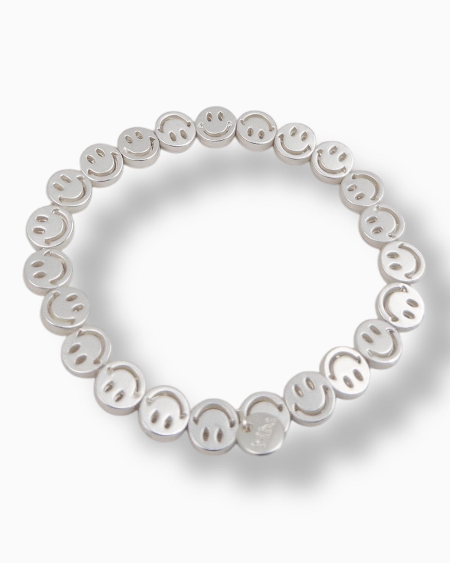 Armband Smiley silber