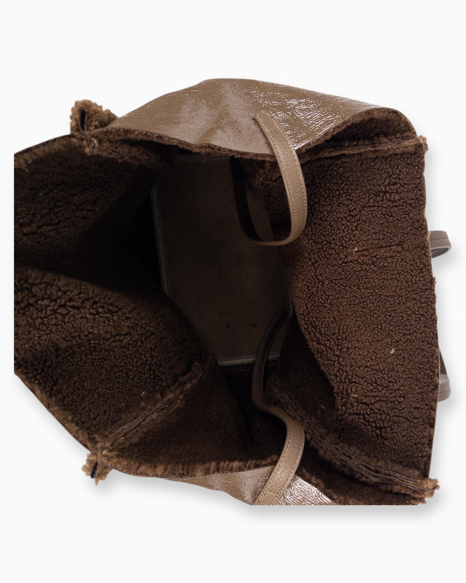 Teddy Handtasche braun