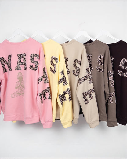 Leo Sweatshirt Namaste beige