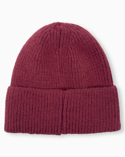 Mütze Herz weinrot