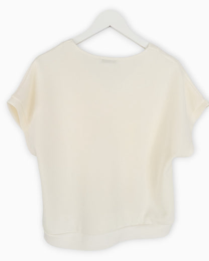 Shirt mit Dackel Motiv creme