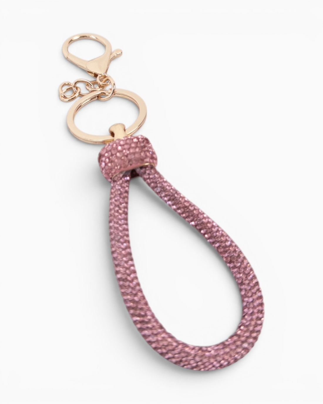 Schlüsselanhänger Strass rosé
