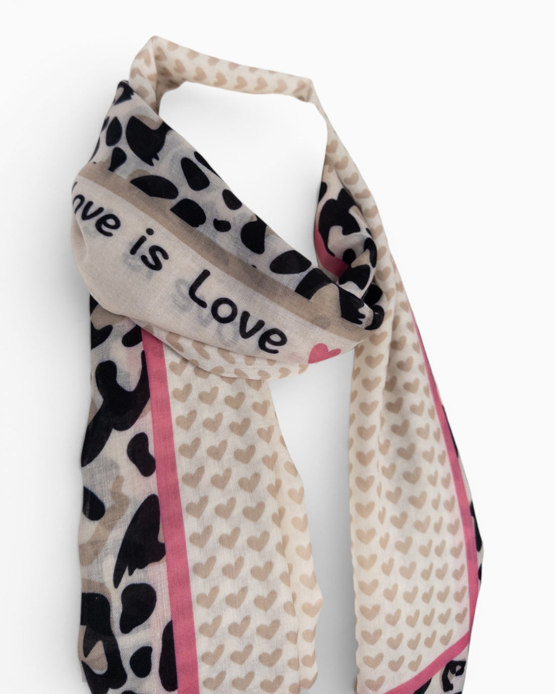 Leo Schal Love is Love beige