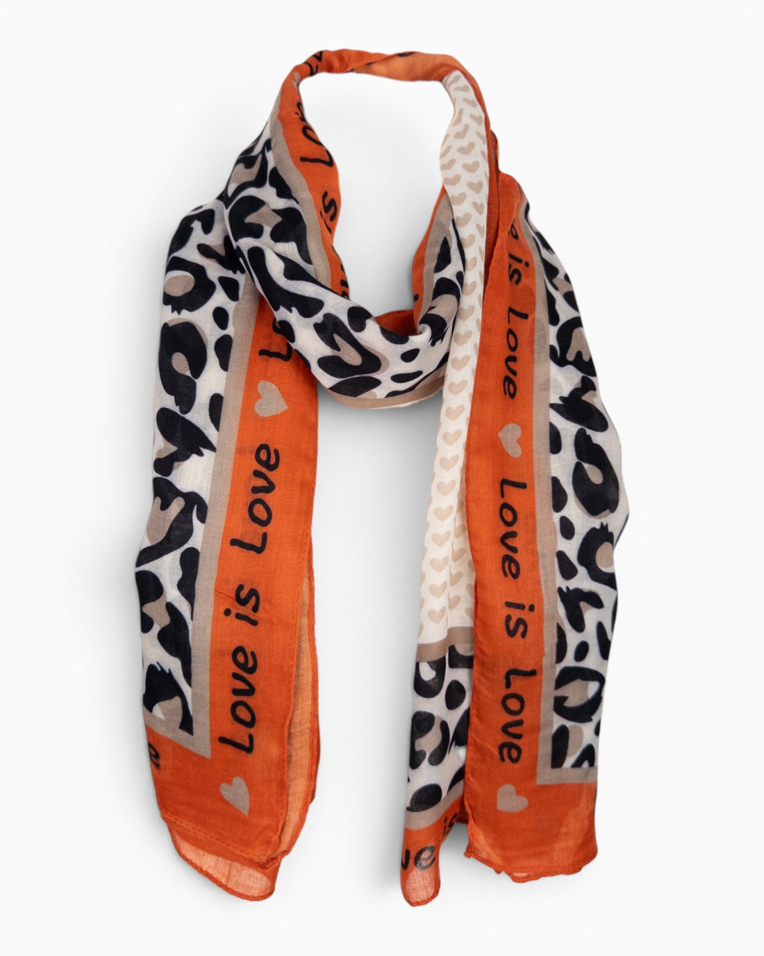 Leo Schal Love is Love orange