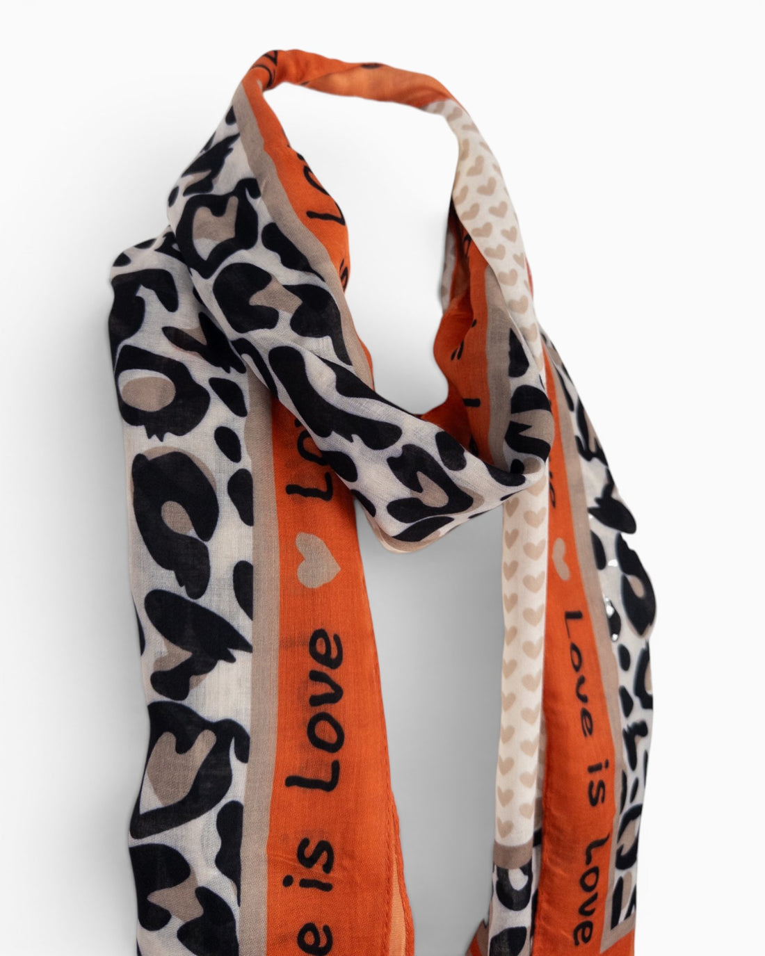 Leo Schal Love is Love orange