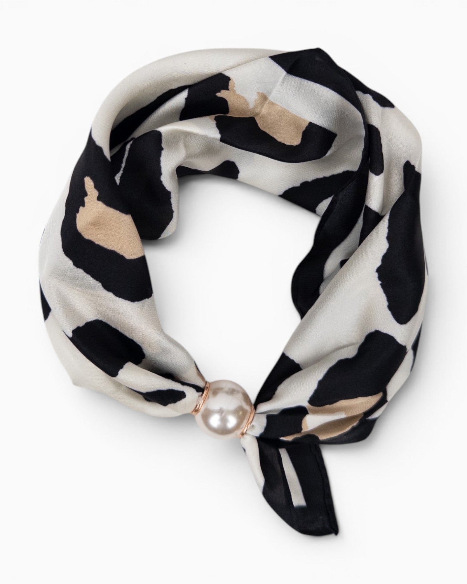 Halstuch Leo mit Magnetverschluss creme
