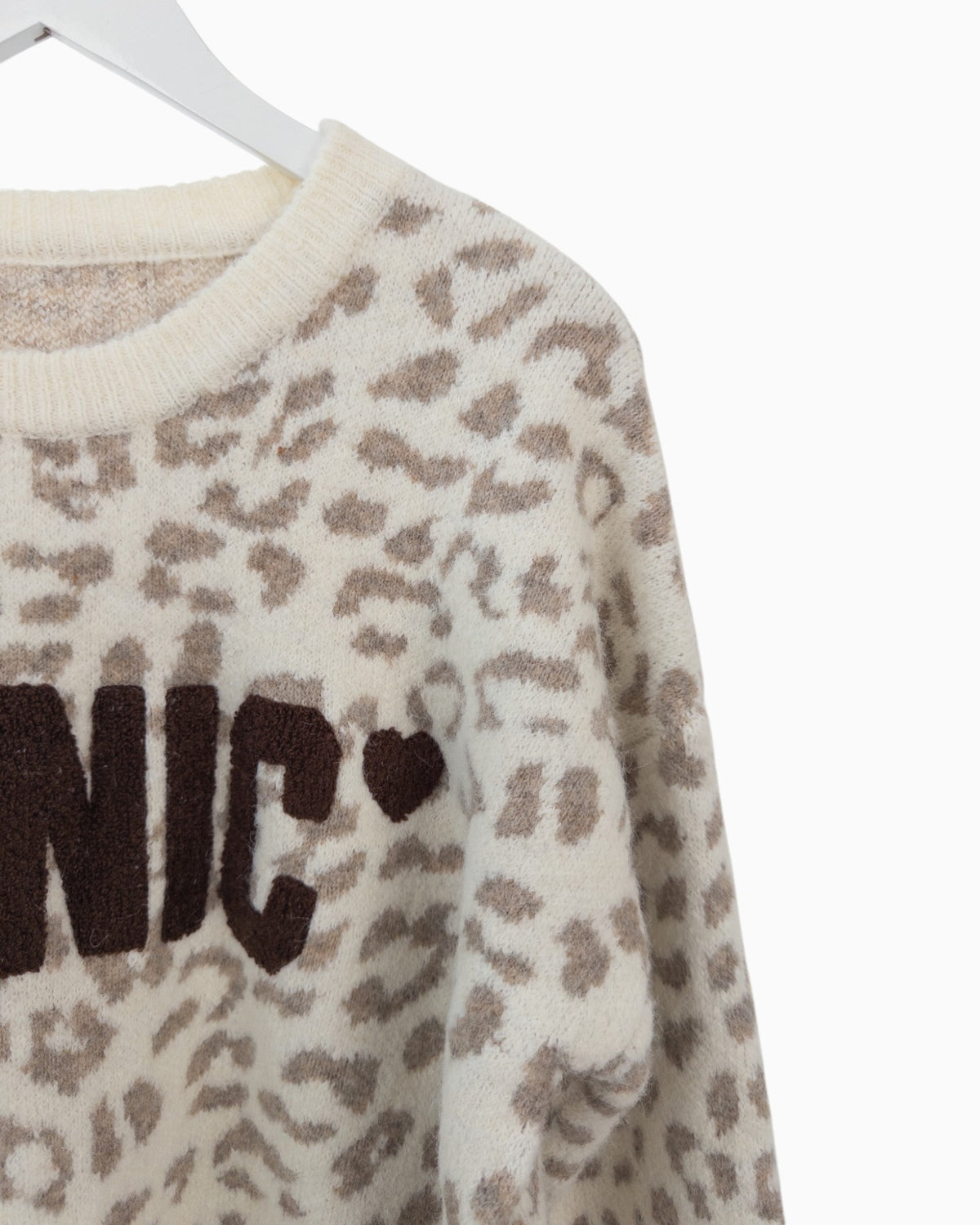 Strickpullover Iconic creme taupe