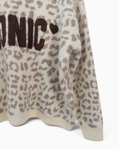 Strickpullover Iconic creme taupe