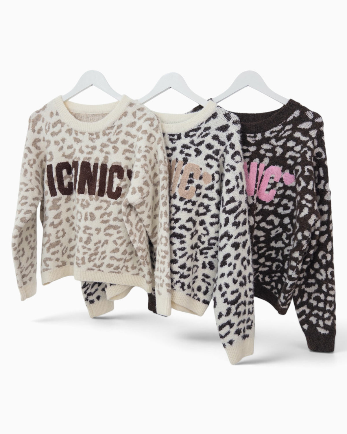Strickpullover Iconic creme taupe