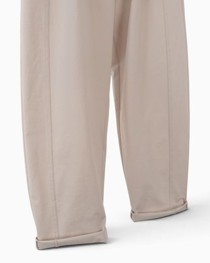 Hose mit Ziernaht sand