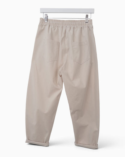 Hose mit Ziernaht sand