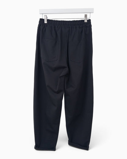 Hose mit Ziernaht schwarz