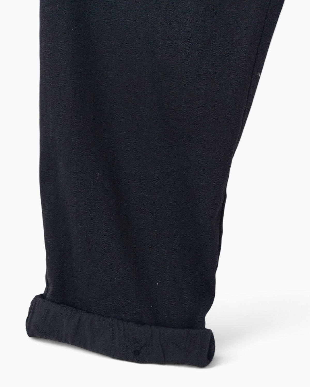 Hose mit gerafftem Bund schwarz