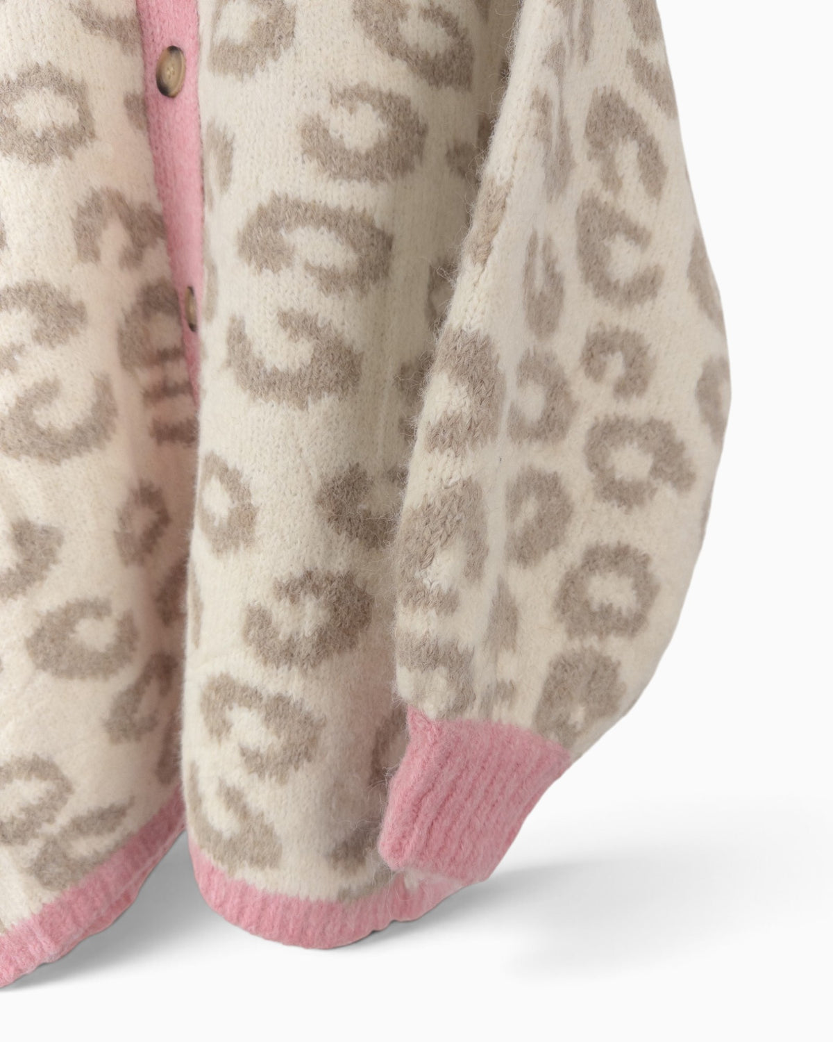 Cardigan More Amore creme taupe