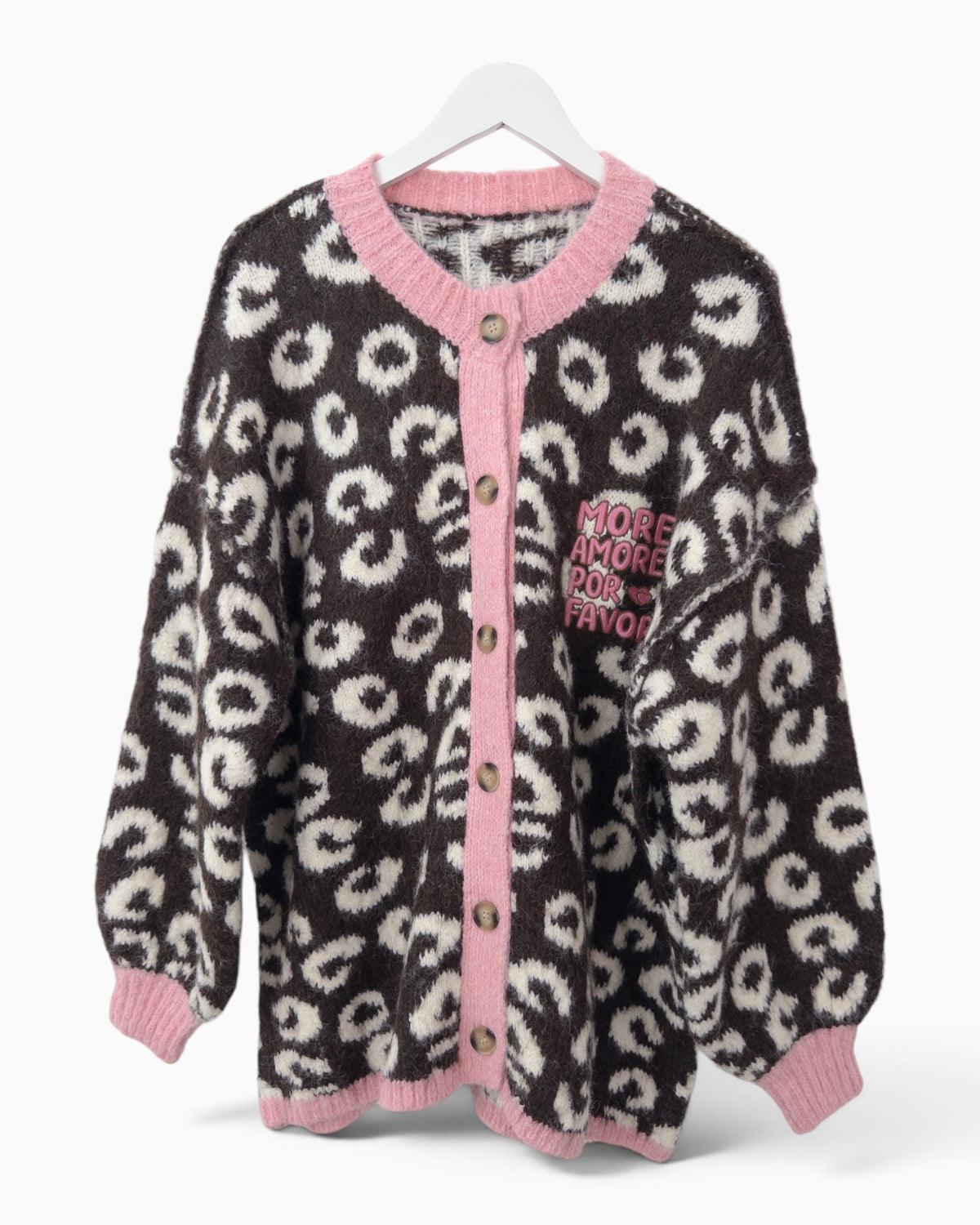 Cardigan More Amore dunkelbraun