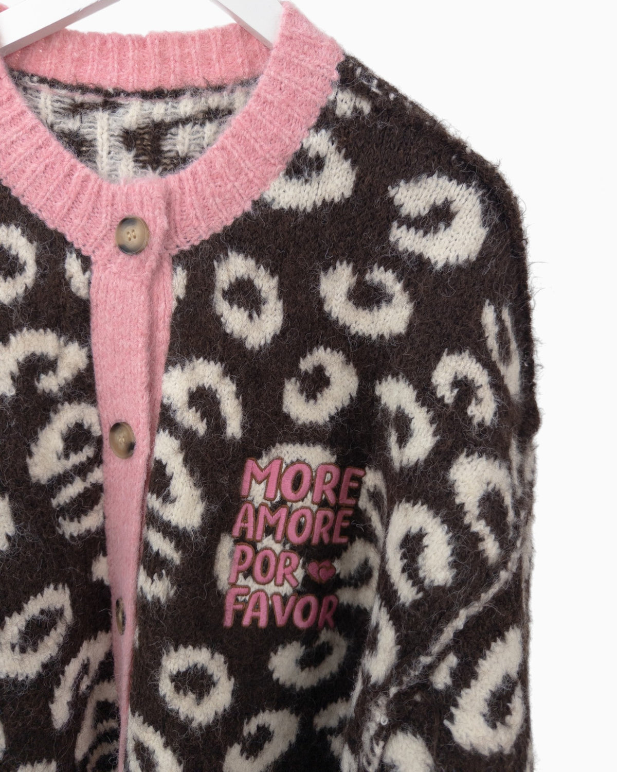 Cardigan More Amore dunkelbraun
