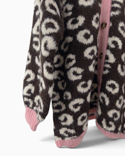 Cardigan More Amore dunkelbraun