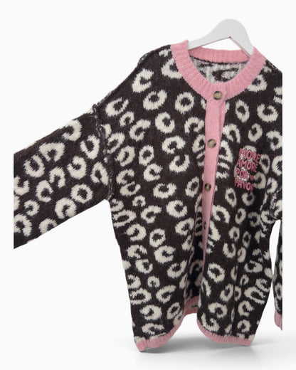 Cardigan More Amore dunkelbraun