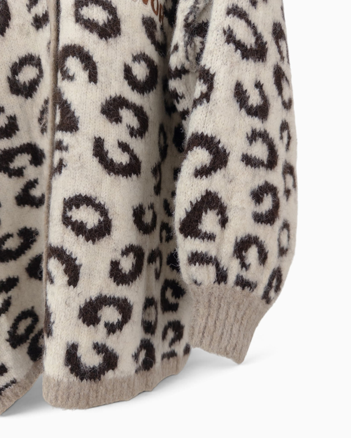 Cardigan More Amore creme braun