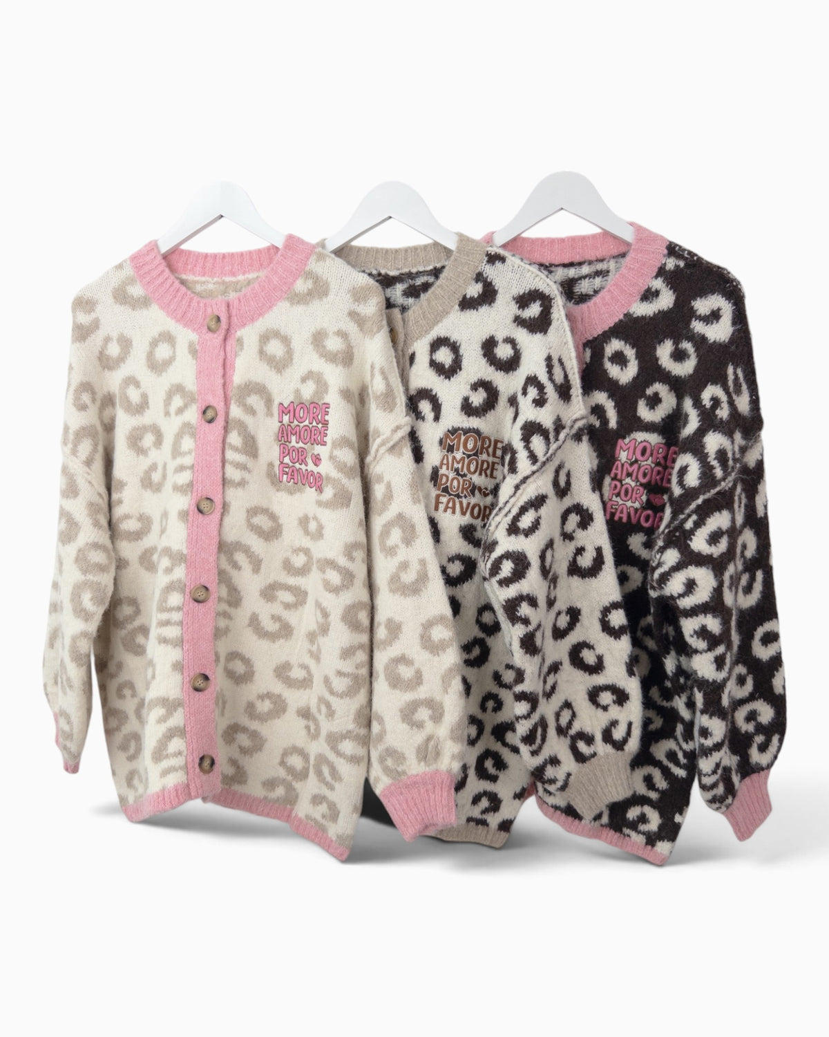 Cardigan More Amore dunkelbraun
