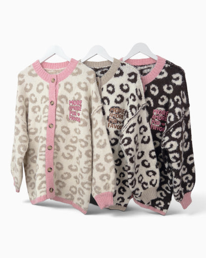 Cardigan More Amore dunkelbraun