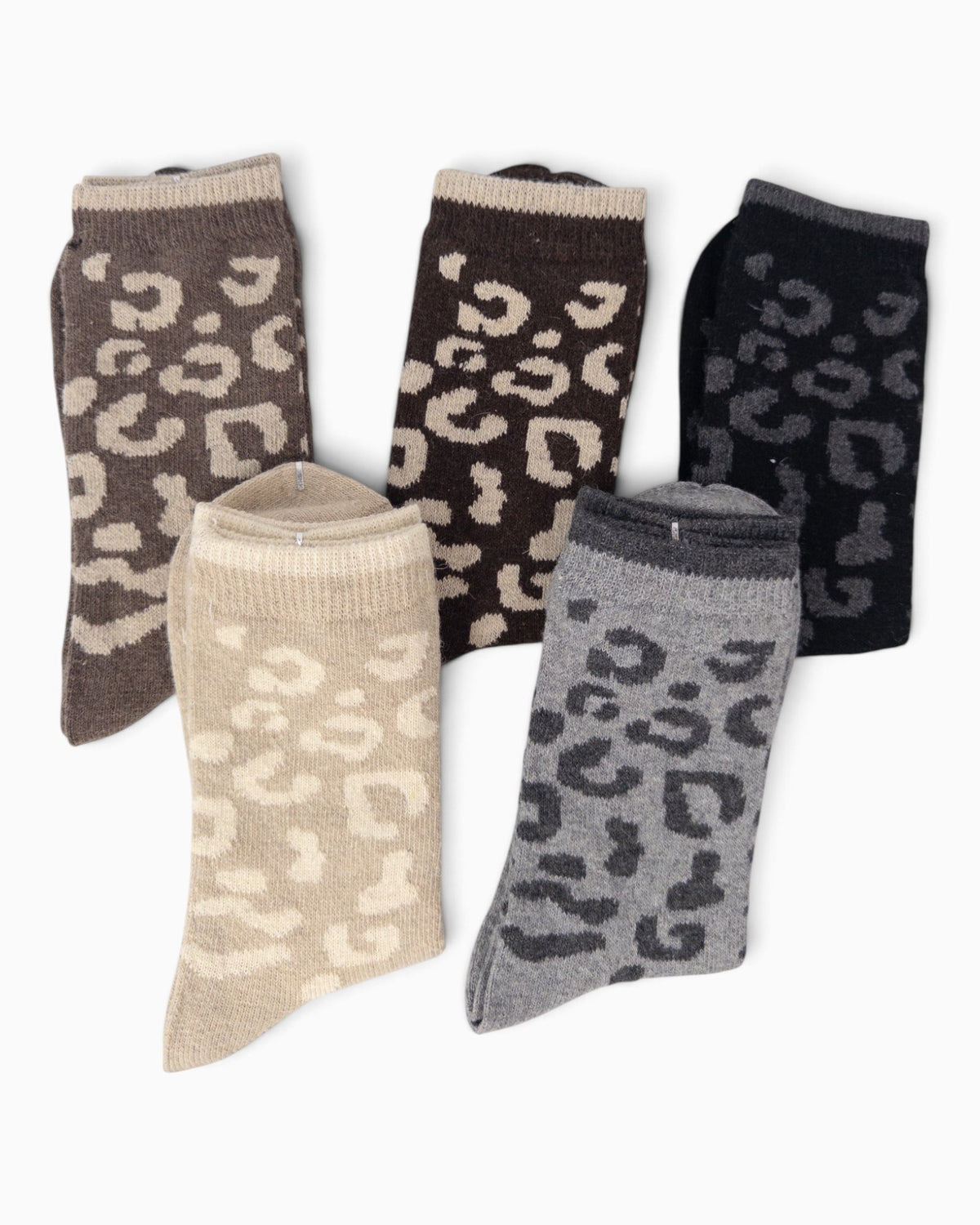 Leo Socken grau schwarz