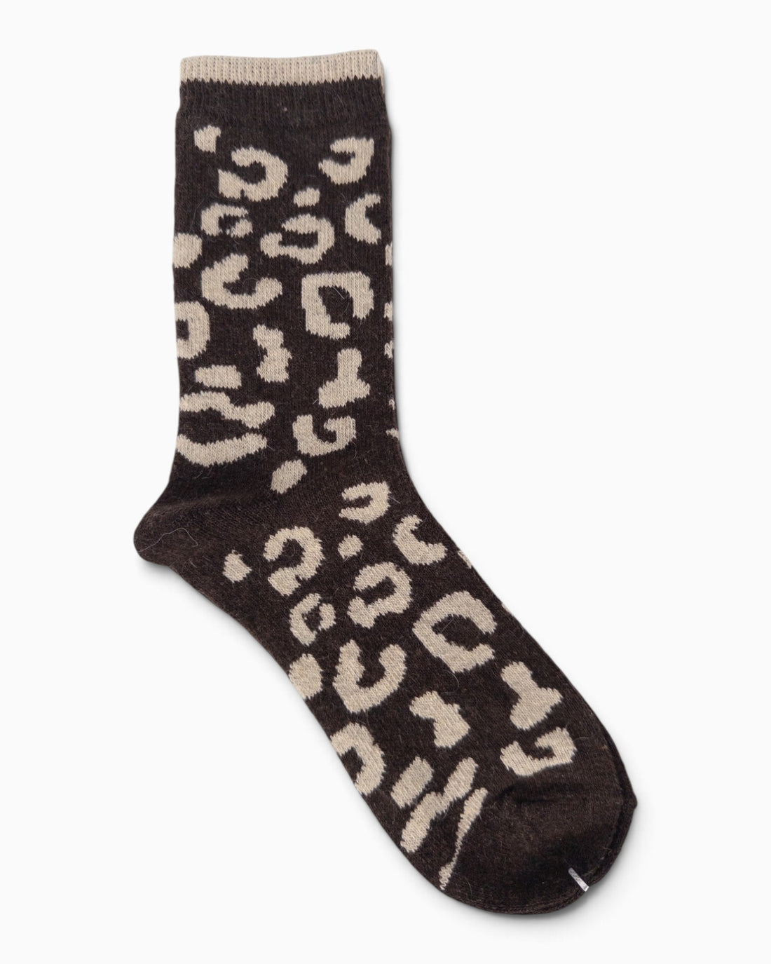 Leo Socken dunkelbraun beige