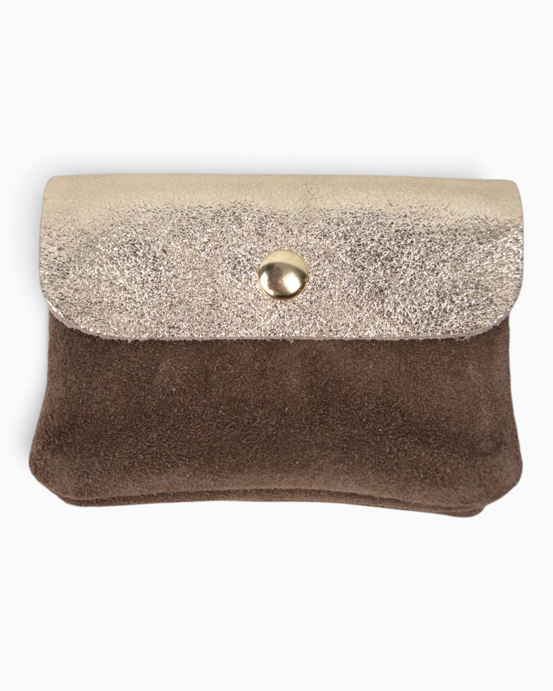 Geldbörse Wildleder klein taupe