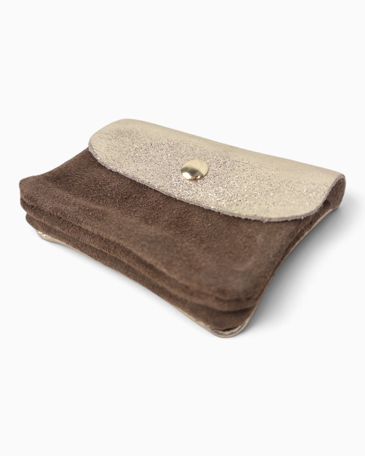 Geldbörse Wildleder klein taupe