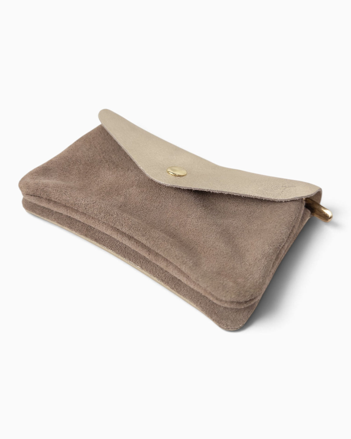 Geldbörse Wildleder taupe