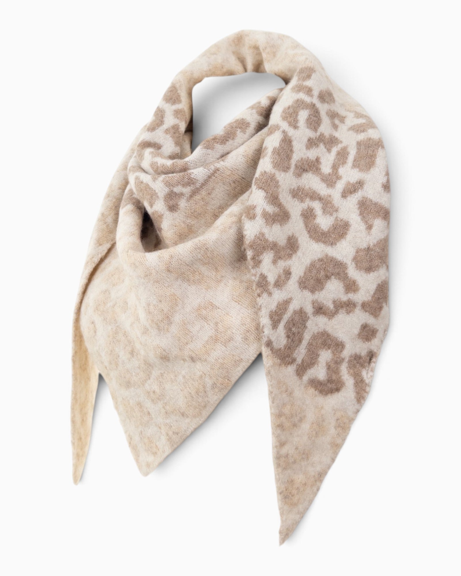 Dreieckstuch Leo sand creme