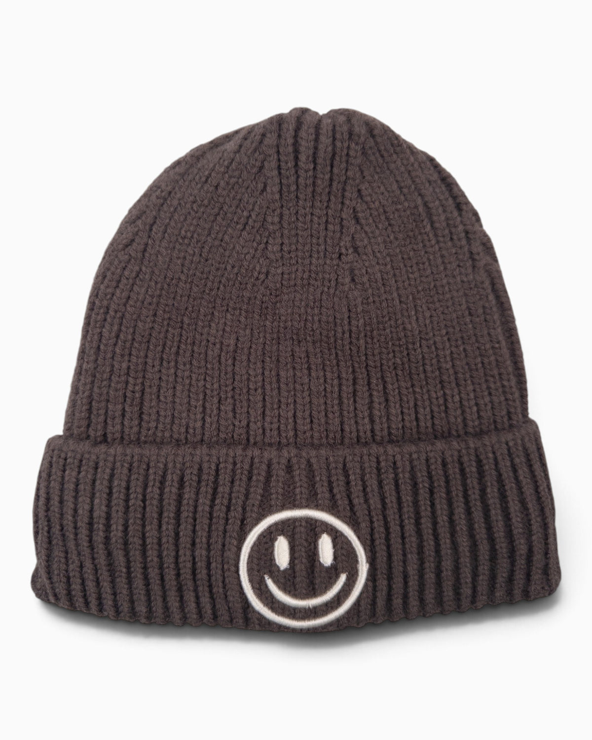 Mütze Smiley dunkelbraun