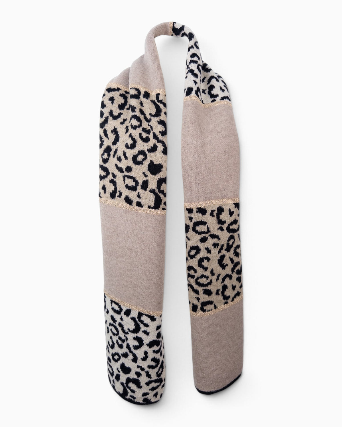 Schal Leo Mix taupe