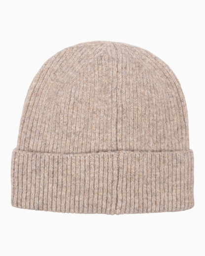 Mütze Herz meliert beige