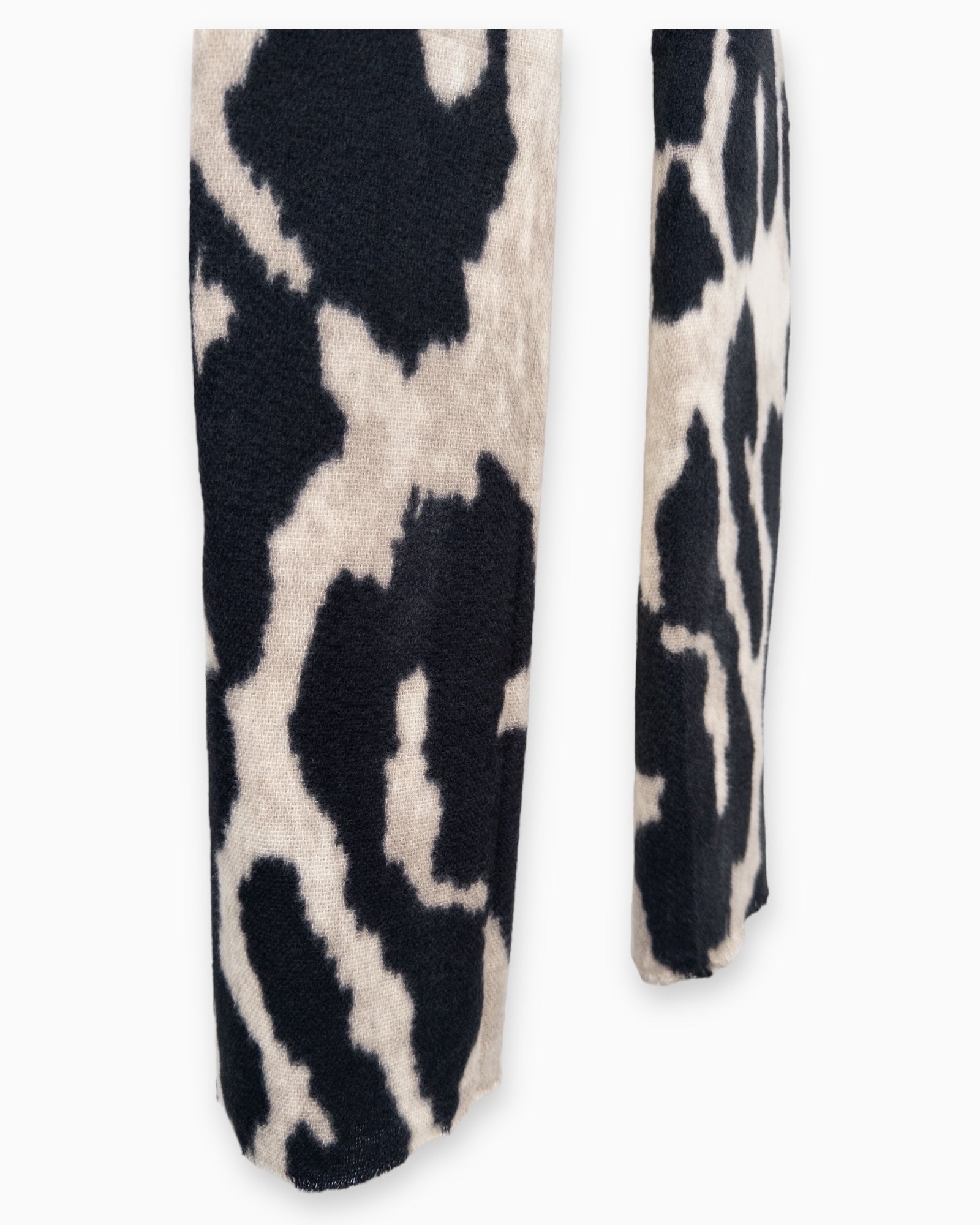 Leo Schal beige schwarz