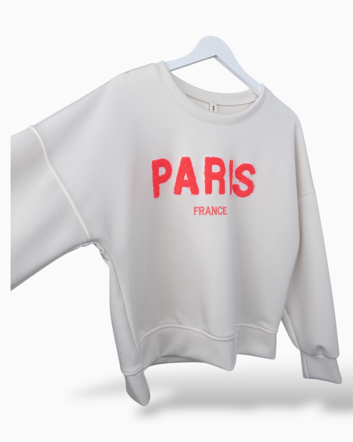 Sweatshirt Paris creme