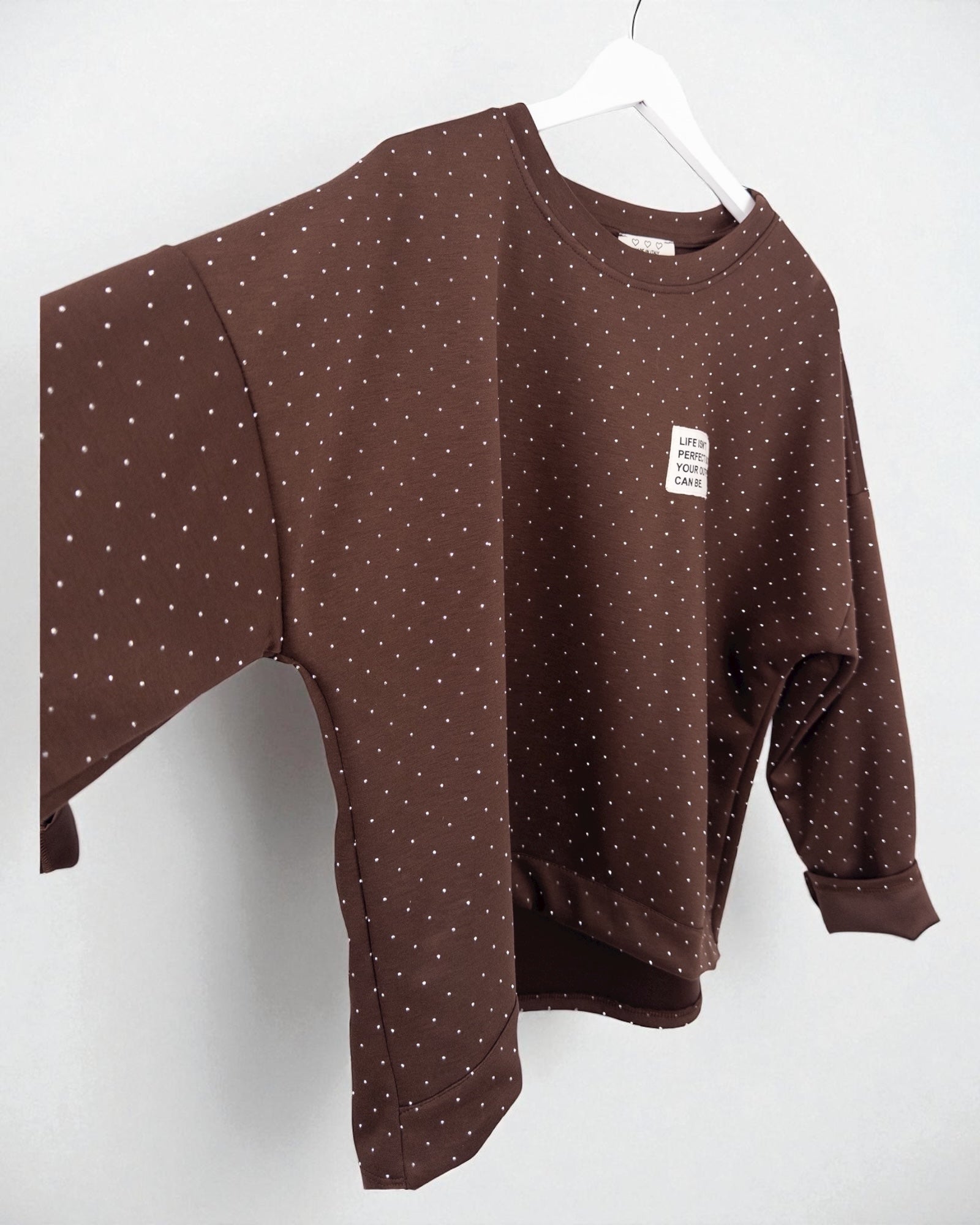 Sweatshirt Livia braun