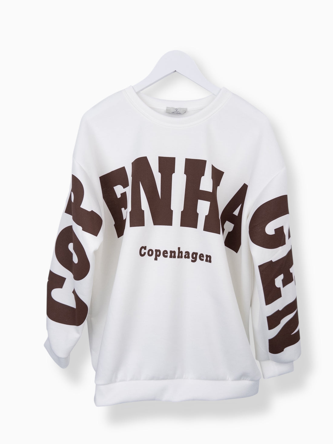Oversize Sweatshirt Copenhagen weiß
