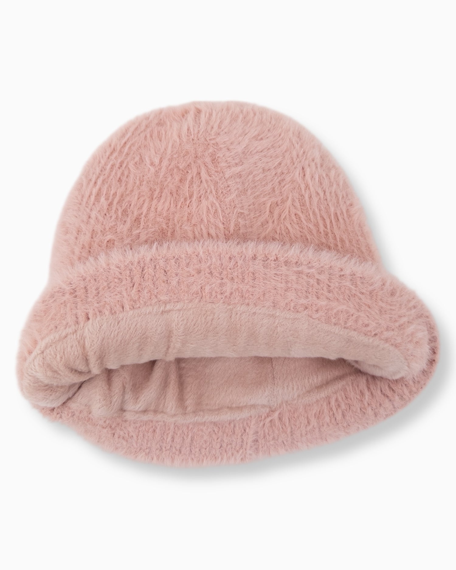 Flauschige Mütze rosa