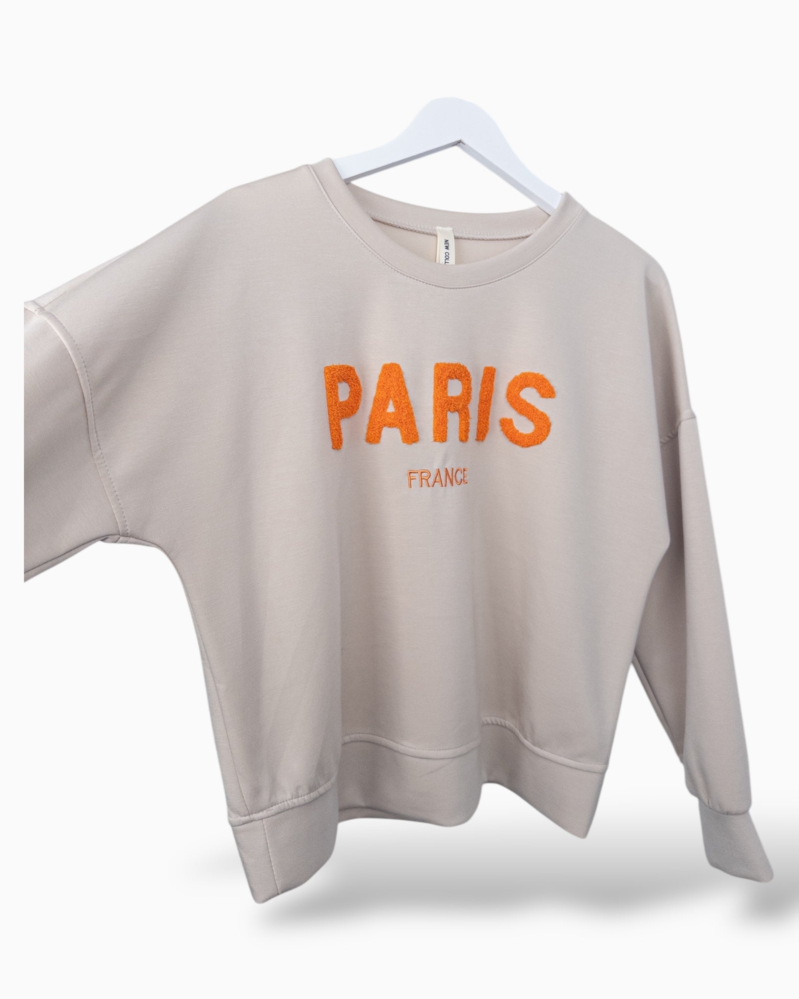 Sweatshirt Paris beige