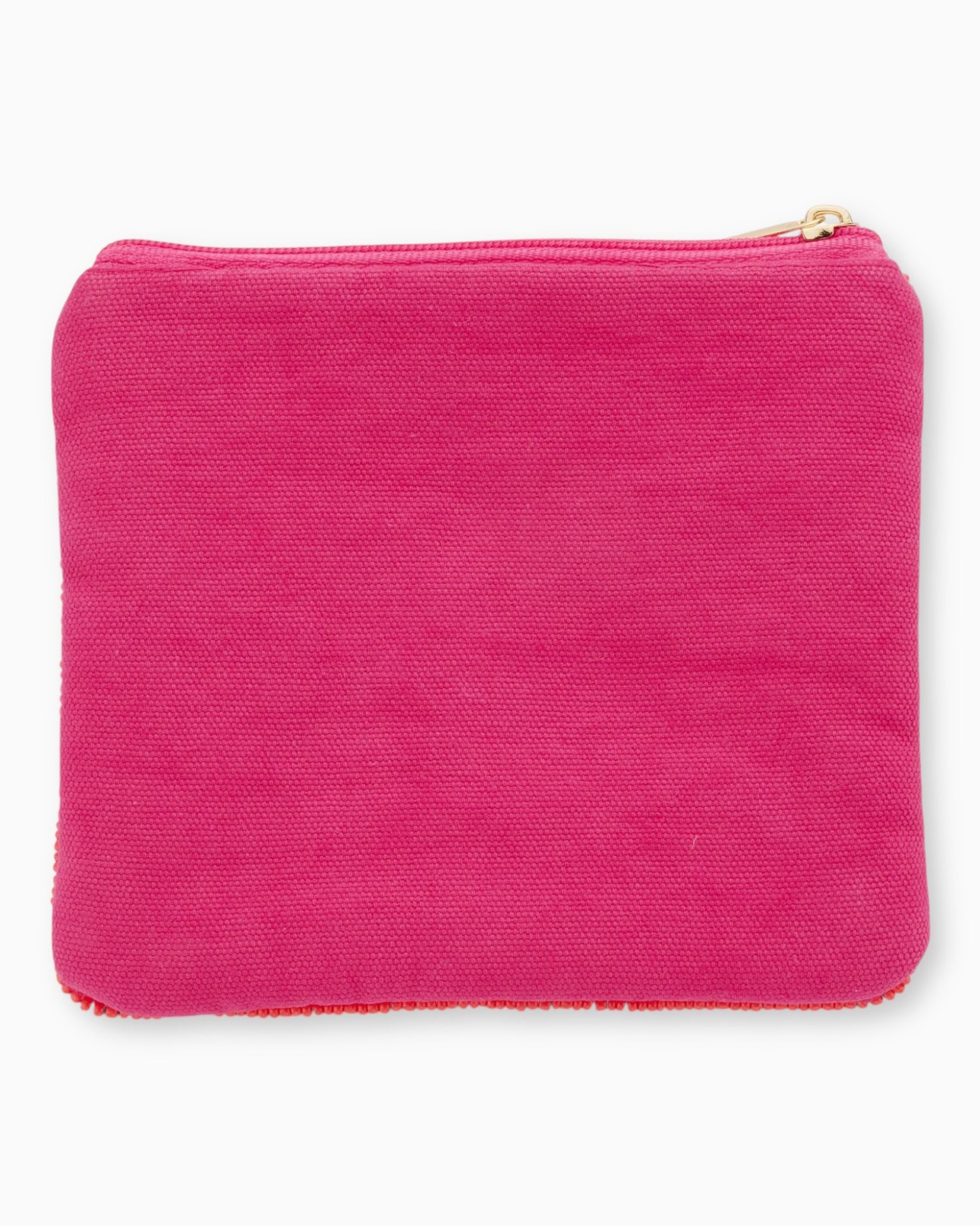 Handbesticktes Mini-Täschchen Lucky Girl pink