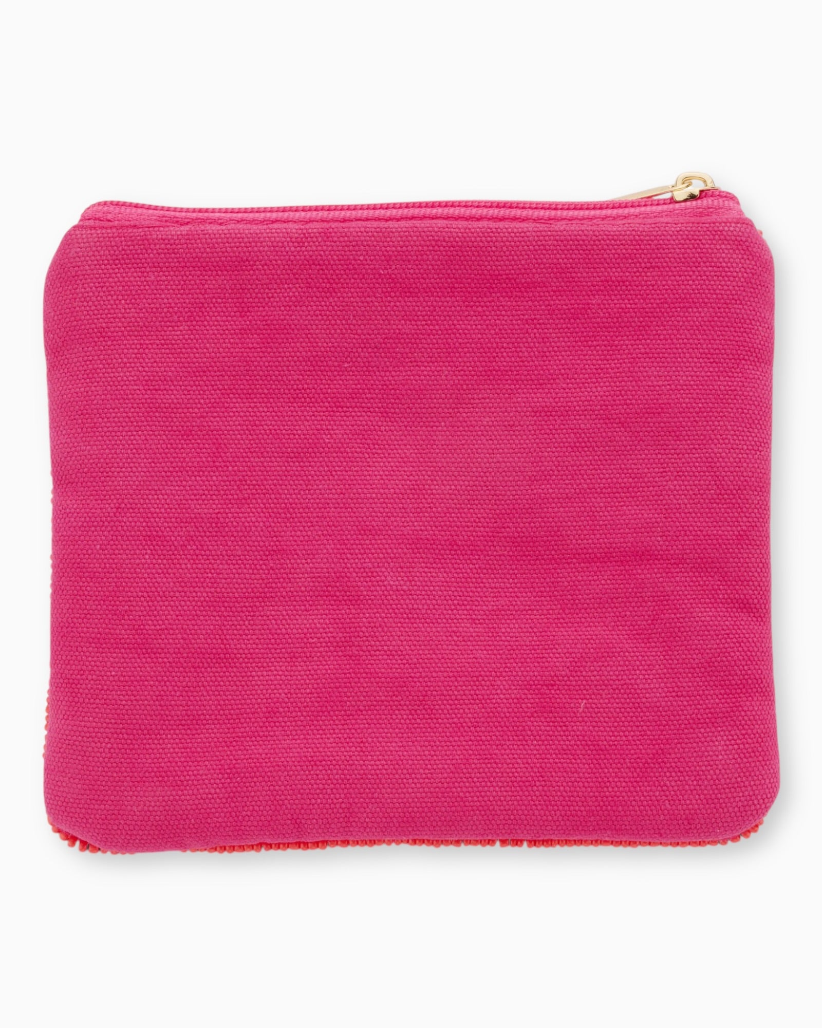 Handbesticktes Mini-Täschchen Lucky Girl pink