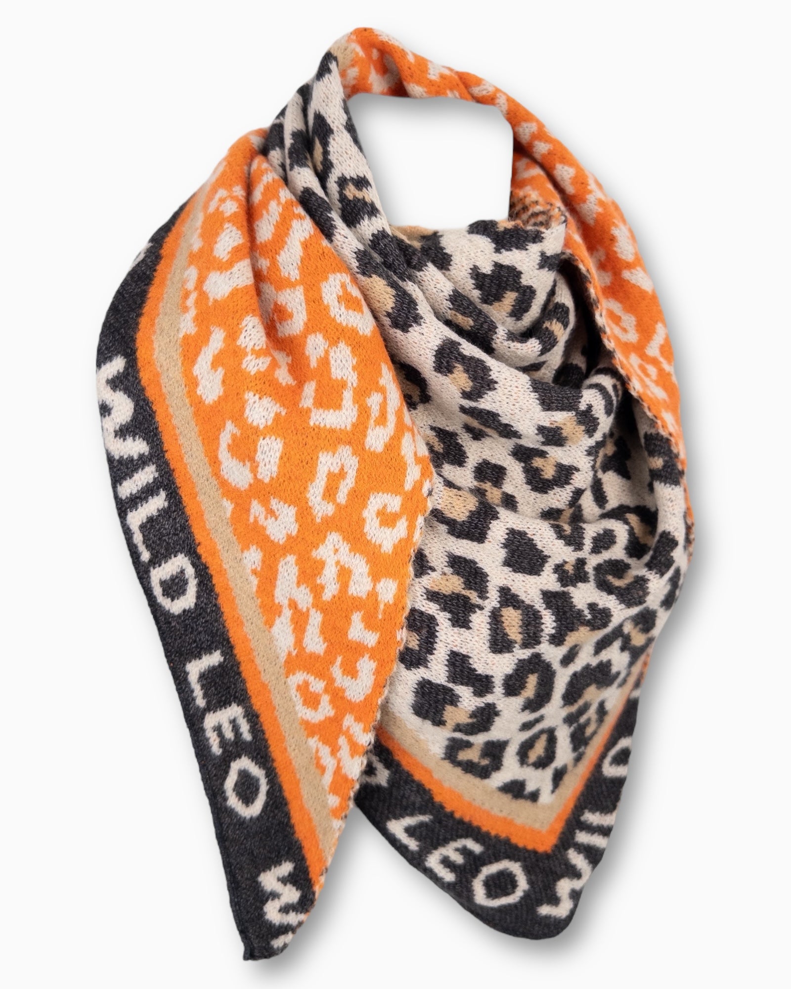 Dreieckstuch Wild Leo orange