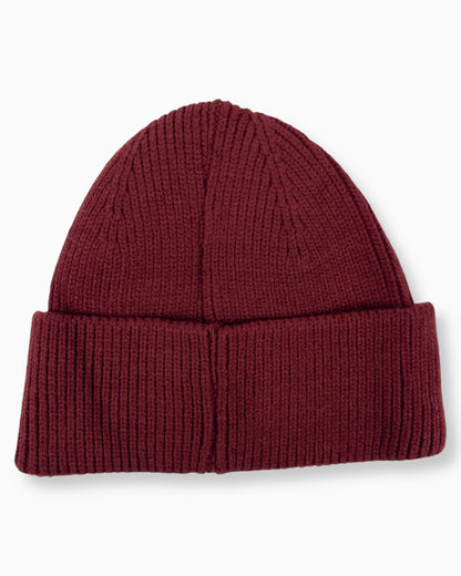 Smiley Mütze weinrot