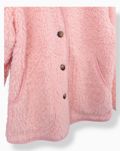 Teddy Jacke rosa