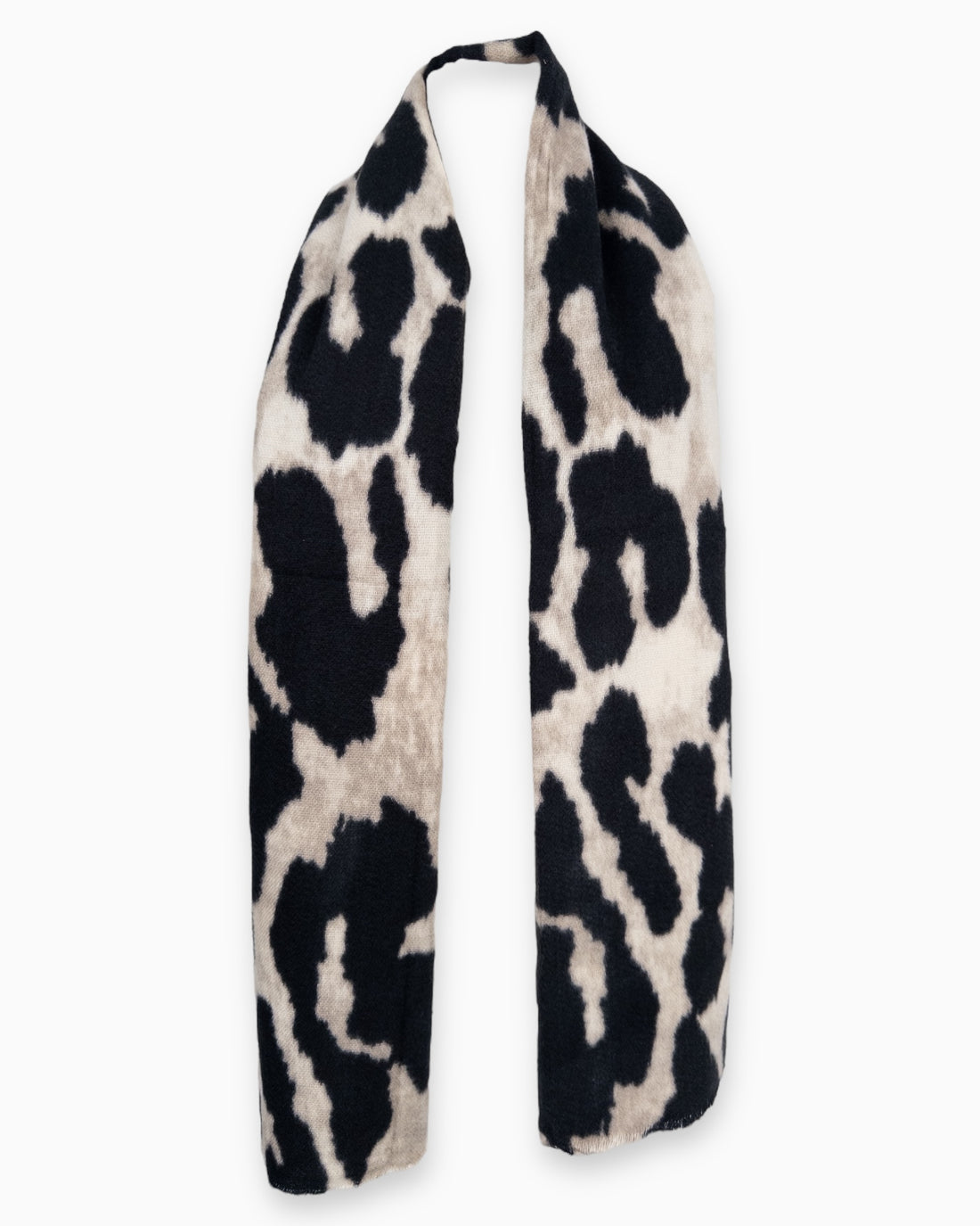 Leo Schal beige schwarz