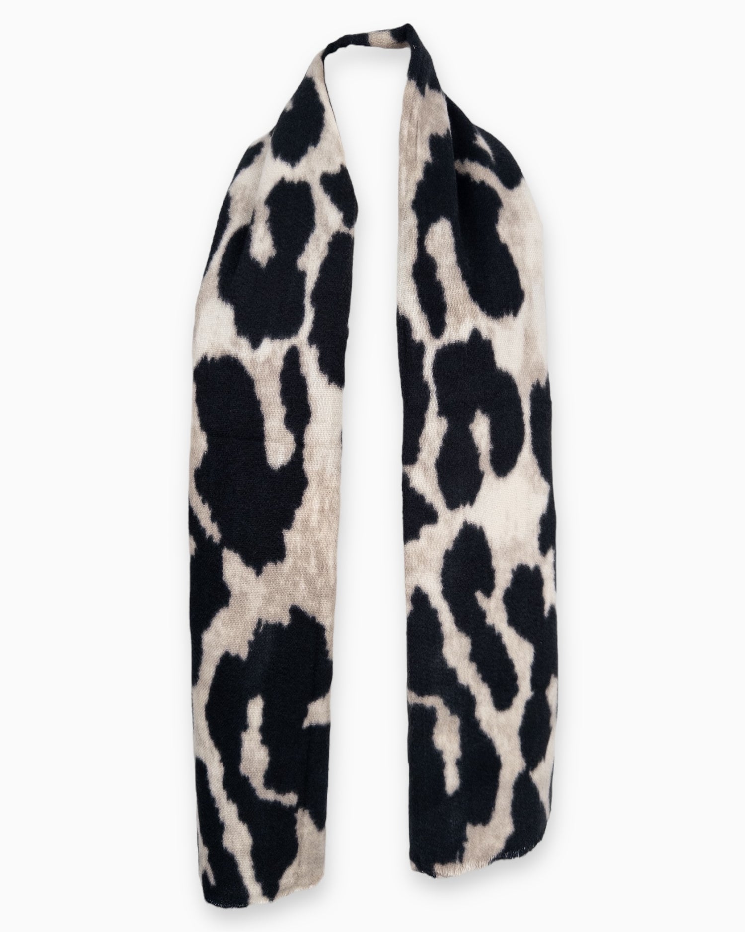 Leo Schal beige schwarz